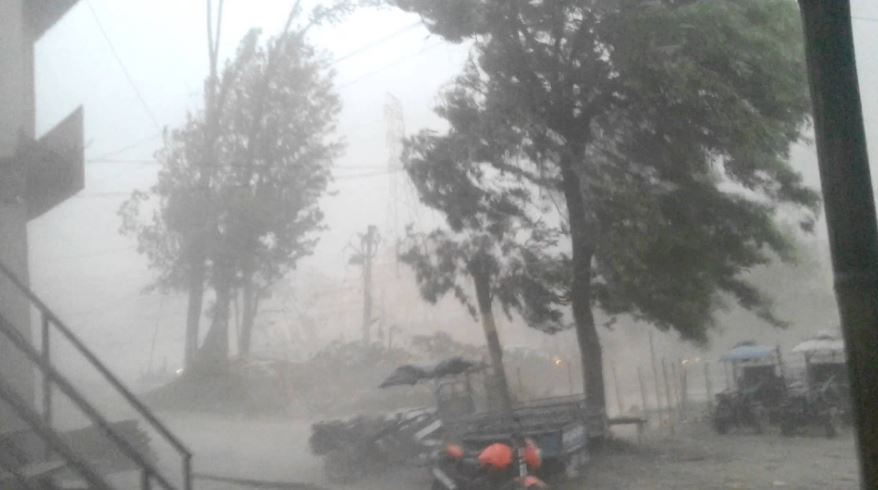 हुम्लामा हावाहुरीको असर